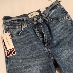 Denim Forum Blue Straight Leg Jeans